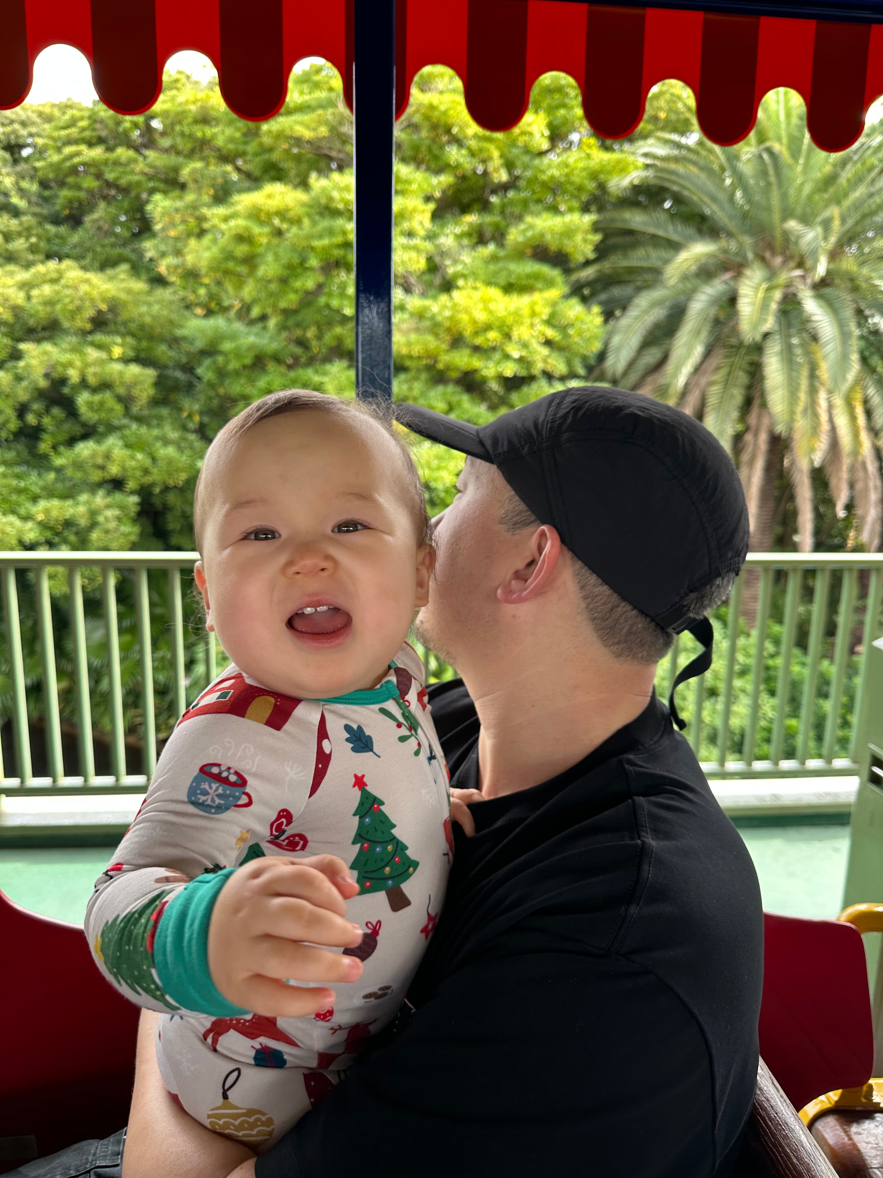 Snowflake Town Premium Bamboo Long Sleeve Zip Up Onesie with Hand and Foot Covers