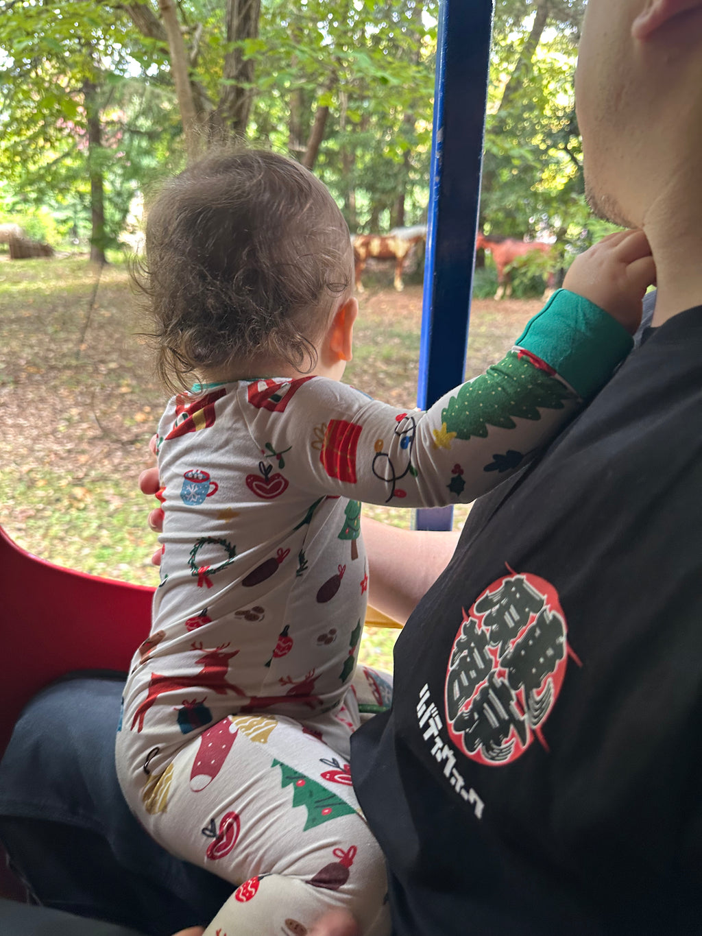 Snowflake Town Premium Bamboo Long Sleeve Zip Up Onesie with Hand and Foot Covers