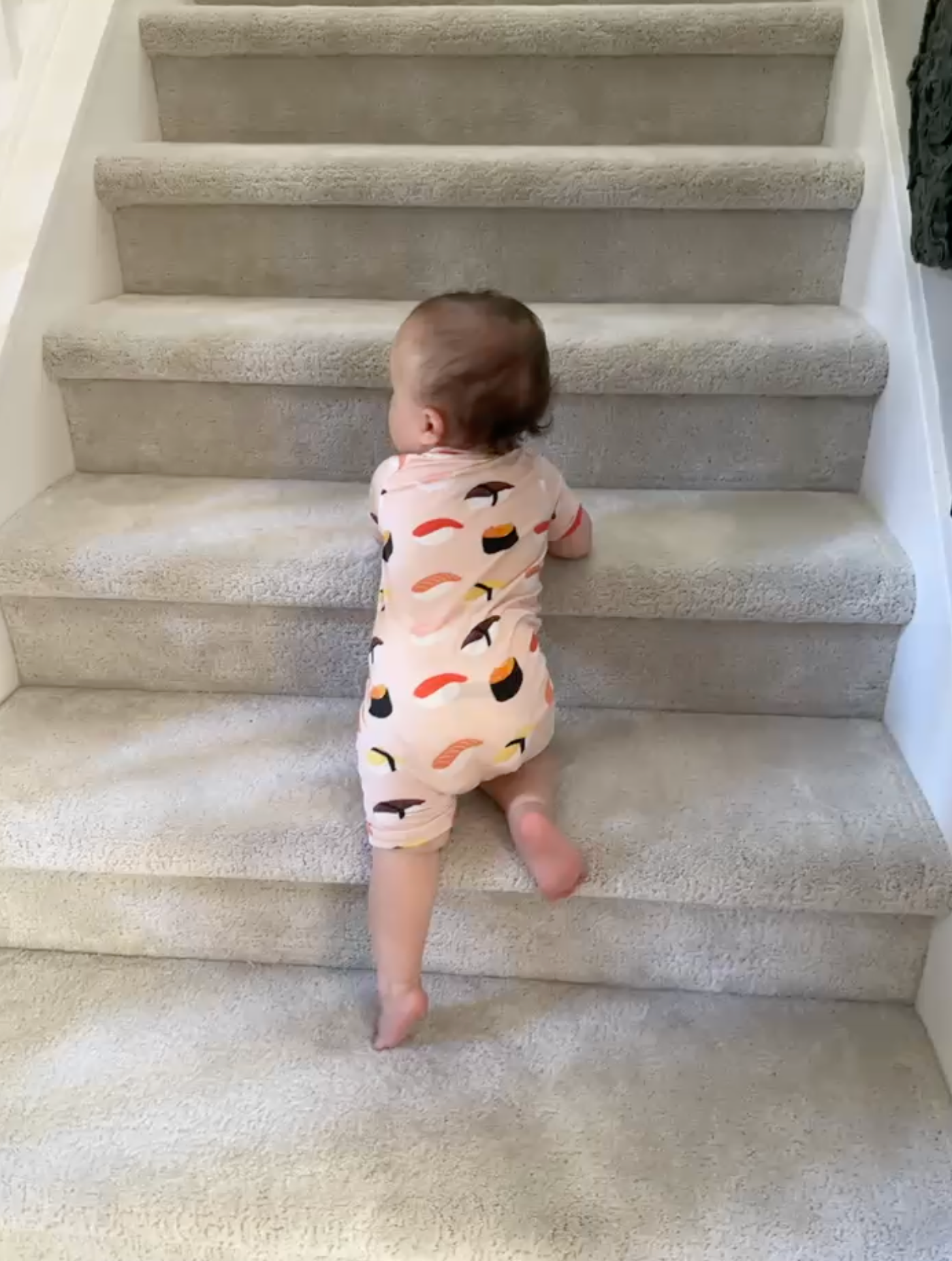 Sushi Lover Premium Bamboo Short Sleeve Zip Up Onesie