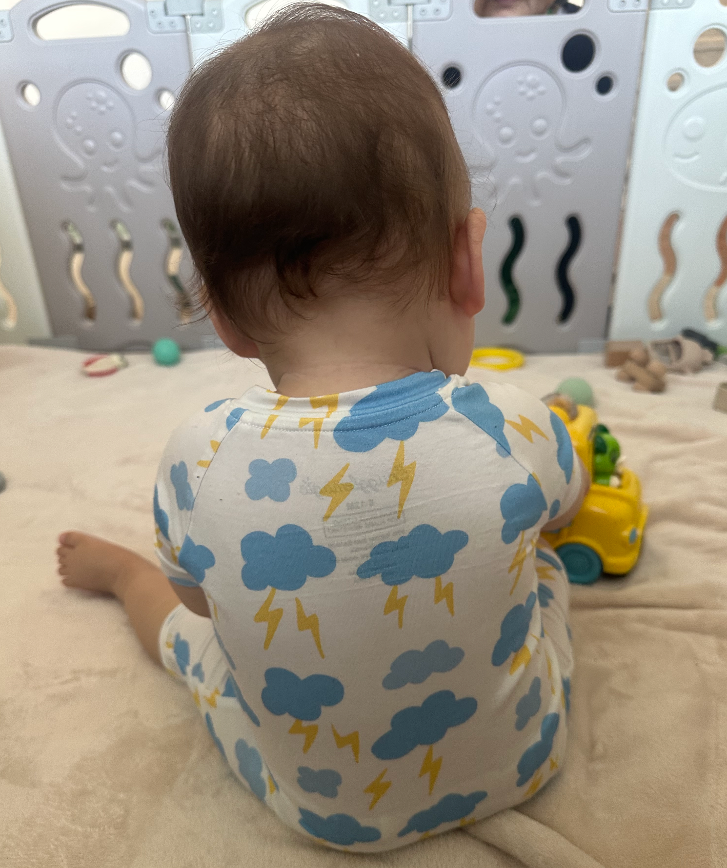 Gentle Thunder Premium Bamboo Short Sleeve Zip Up Onesie